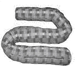 Obrázek 3 Pomůcka k polohování (Zdroj: Cetlová, 2010)