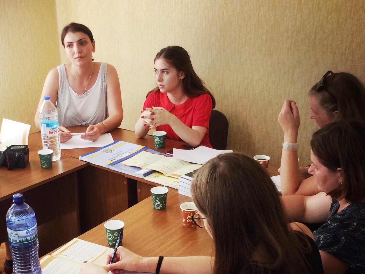 Palacky University students visiting Fund of Women entrepreneurs in Kutaisi