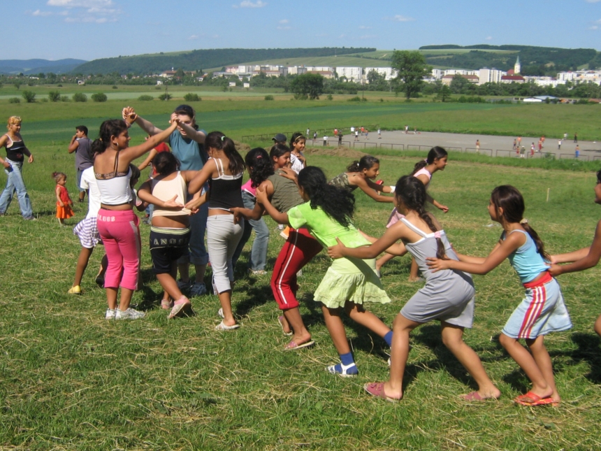 Rómske komunitné centrum v Lipanoch - športové hry